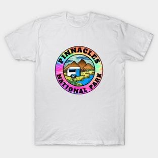 Pinnacles National Park California Camper Camping Camp Trailer T-Shirt